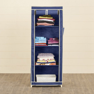 Wildberry single shelf and store hanging fabric wardrobe