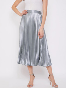 Silver sales colour skirt