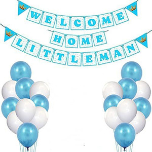 Welcome home discount baby boy banner