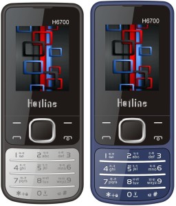 HOTLINE H6700 Combo of Two mobiles(Black : Dark Blue)
