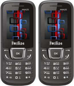 HOTLINE H1282 Combo of Two mobiles(Black : Black)
