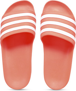 Coral adidas slides deals