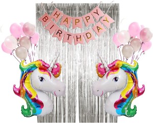 Cakeshala Unicorn Birthday Decorations Kit For Kids Price in India - Buy  Cakeshala Unicorn Birthday Decorations Kit For Kids online at