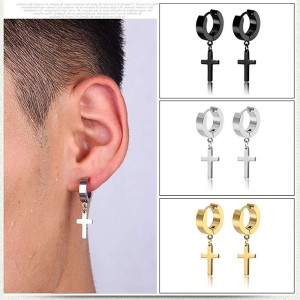 we11done Cut Clip-on Earrings for Men Mens Jewellery Earrings and ear cuffs 