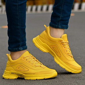 Yellow online sneakers men