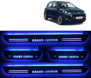 Goodzup led scuff plate of hyundai grand i10 nios Door Sill Plate