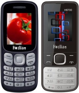 HOTLINE H312 & H6700 Combo of Two Mobiles(Blue : Black)