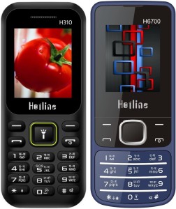 HOTLINE H310 & H6700 Combo of Two Mobile(Black : Dark Blue)