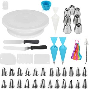 Amazon.com: Cake Decorating Box Set, 376PCS Cake Decorating Stencils Kit 3  Layer Toolbox, Piping Bags and Tips Set, cake decorating tools, muffin  cups,Baking Supplies and Baking kit for Beginners and Cake Lovers: