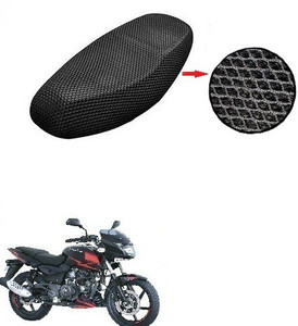 Zirxa BLSM MESH CVR A133 Single Bike Seat Cover For Bajaj Pulsar