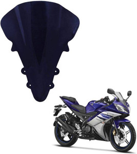 Miwings Bike Windshield for R15s and R15 V2.0 Visor Black Bike