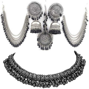 Flipkart black metal jewellery new arrivals