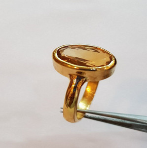 Pushparagam stone ring designs top