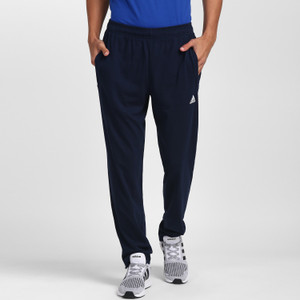 Adidas dark top blue track pants