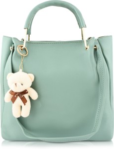 Buy Girls choice Women Green Handbag SEA GREEN Online Best Price