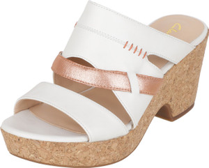 Clarks white wedges store