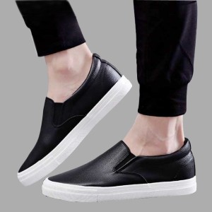 Buy Men's Sports Shoes, Without lace Slip on Shoes (Black, Numeric_7) at  Amazon.in