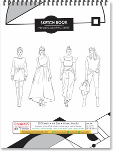 Woodsnipe Drawing For Kids | 3A Size Drawing Books | 36 White Blank Drawing  Pages | Sketch Books For Drawing, Colouring And Painting | Set Of 5 Art