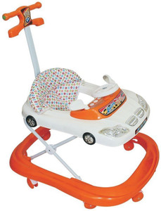Baby walker shaped shop like a car