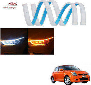 AuTO ADDiCT Car Headlight LED DRL Daytime Running Light Turn Signal Yellow White For Swift old Type 1 2005 2011 Car Fancy Lights Price in India Buy AuTO ADDiCT Car Headlight LED DRL