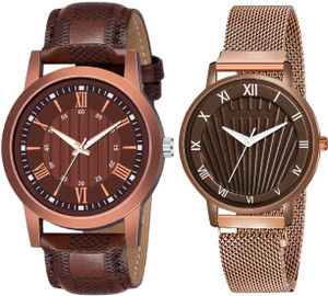 Praizy Times Trendy Couple Watches 52 Couple Combo Watches for