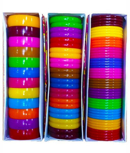 Plastic bangles for hotsell silk thread jewellery