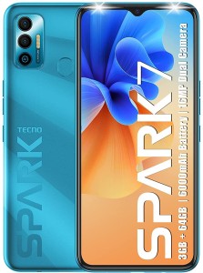 Tecno spark 7 (morpheus blue, 32 GB)(2 GB RAM)