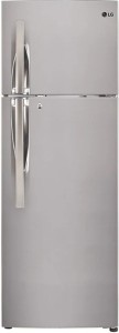 LG 308 L Frost Free Double Door 2 Star Refrigerator(SILVER, GL-T322RPZY)