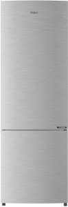 Haier 256 L Frost Free Double Door Bottom Mount 3 Star Refrigerator(Brush Line Silver, HRB-2764BS-E)