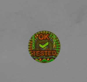 tested-ok-4.png classic round sticker | Zazzle