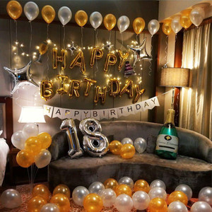 Birthday decoration in shop house