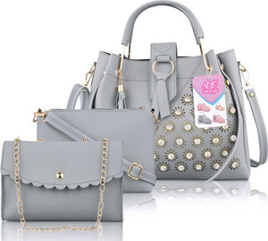 Buy ZAALIQA Women Grey Handbag Grey Online Best Price in India Flipkart