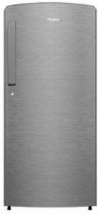 Haier 192 L Direct Cool Single Door 2 Star Refrigerator(Brushline Silver, HRD-1922CBS-E)