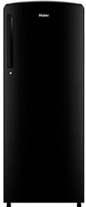 Haier 242 L Direct Cool Single Door 3 Star Refrigerator(BrushlineBlack, HRD-2423BKS-E)
