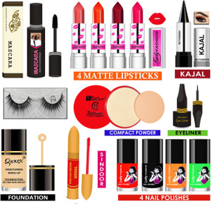 Ladies shop makeup items