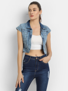 Jeans coat sales for ladies flipkart