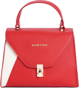 Buy United Colors of Benetton Women Red Sling Bag Red Online
