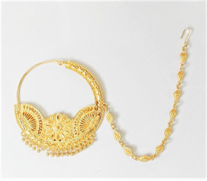 Tiptop Gold plated Plated Alloy Nathiya Price in India Buy Tiptop Gold plated Plated Alloy Nathiya Online at Best Prices in India Flipkart