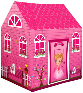 AMEEDARSHAN BARBIE DOLL PINK Role Play Pipe Tent House for Kids