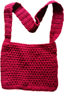 Goyal Sisters Maroon Sling Bag Woolen Sling Bag Multicolor Price