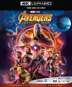 Avengers Infinity War 4K One Disc Only Price in India Buy Avengers Infinity War 4K One Disc Only online at Flipkart