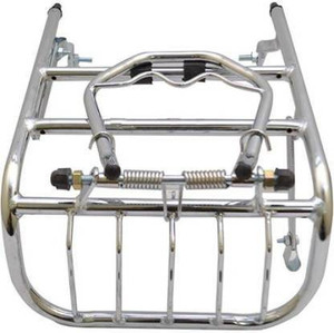 Adjustable chromed rear luggage carrier royal enfield sales