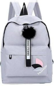Akhigun 10 L Backpack Stylish Grey Backpack (Grey) 10 L Backpack