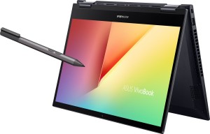ASUS VivoBook Flip 14 Ryzen 5 Hexa Core 4500U - (8 GB/512 GB SSD/Windows 10 Home) TM420IA-EC097TS 2 in 1 Laptop(14 inch, Bespoke Black, 1.50 kg, With MS Office)
