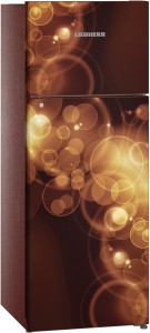 Liebherr 290 L Frost Free Double Door Top Mount 2 Star Refrigerator(Brown Bubble, TCbb 2940-20)