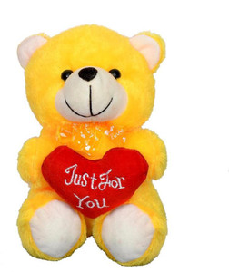 rdgadgets Cute Yellow Teddy Bear With Love Heart Stuffed toys 23 cm Cute Yellow Teddy Bear With Love Heart Stuffed toys shop for rdgadgets products in India. Flipkart
