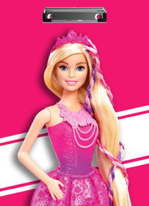 Flipkart YASH Pink Barbie Pad MF77 Premium Quality Clipboard Examination Pad Exam Pad Writing Pad Multi Color