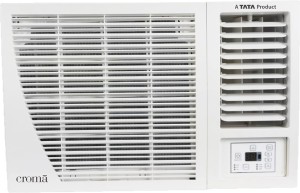 Croma 1.5 Ton 4 Star Window AC  - White(CRAC1171, Copper Condenser)