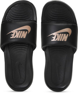 Nike bronze sliders on sale