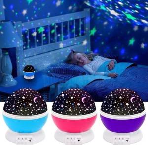 LED Mini Star Light Magic Ball 5W,Star Master Dream Rotating Projection  Lamp RGB Projector Sky Moon Projector LED Night Light, USB Plug-in Auto  Contro